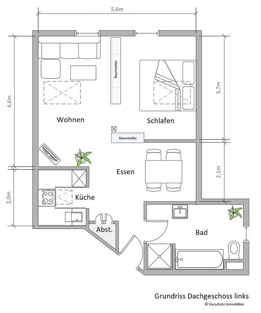 Pronájem bytu 1+1 40 m², Herforder Straße 209, Bielefeld, Severní Porýní-Vestfálsko Pronájem bytu 1+1 40 m², Herforder Straße 209, Bielefeld, Severní Porýní-Vestfálsko