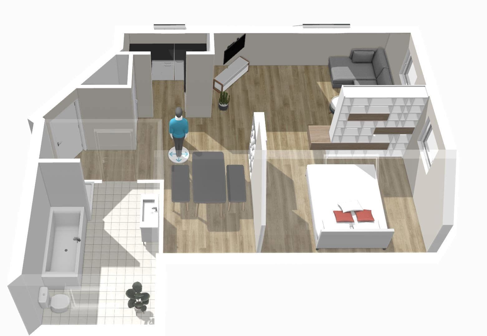 Pronájem bytu 1+1 40 m², Herforder Straße 209, Bielefeld, Severní Porýní-Vestfálsko Pronájem bytu 1+1 40 m², Herforder Straße 209, Bielefeld, Severní Porýní-Vestfálsko