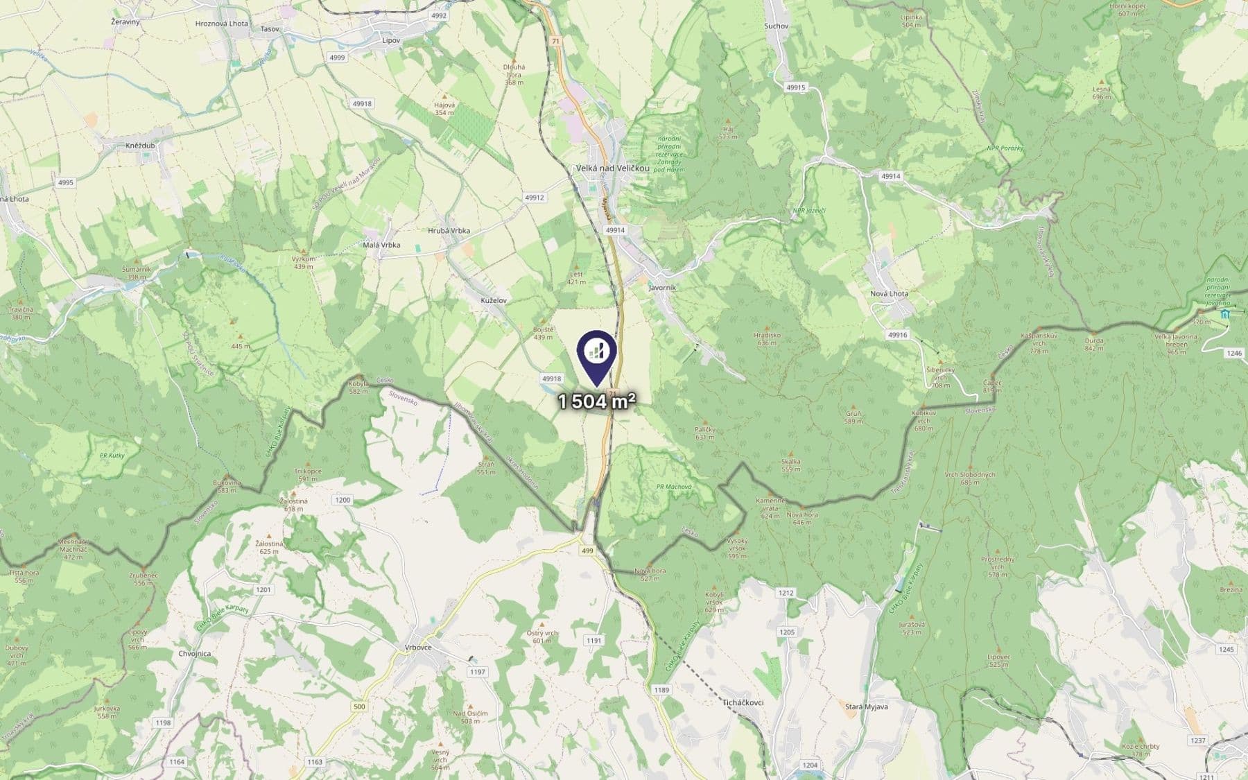 Prodej pozemku 752 m², Javorník, Jihomoravský kraj Prodej pozemku 752 m², Javorník, Jihomoravský kraj
