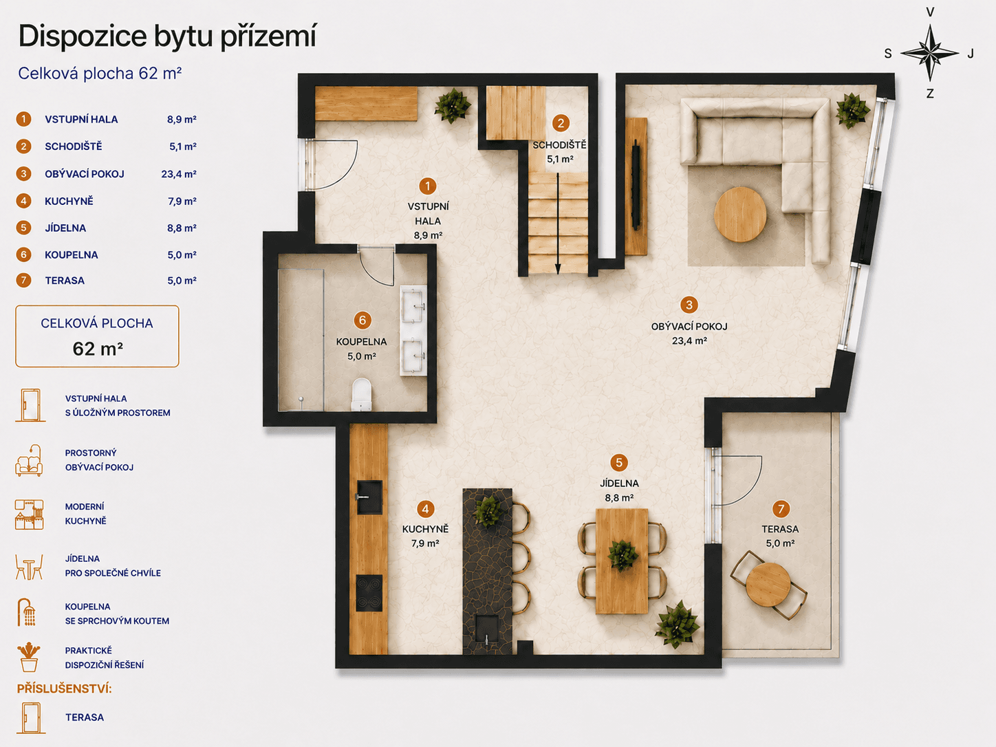 Prodej bytu 3+kk 118 m², V Zeleném údolí, Praha, Praha Prodej bytu 3+kk 118 m², V Zeleném údolí, Praha, Praha
