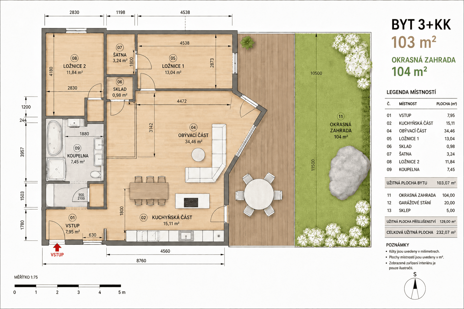 Prodej bytu 3+kk 207 m², Na Pomezí, Praha, Praha Prodej bytu 3+kk 207 m², Na Pomezí, Praha, Praha