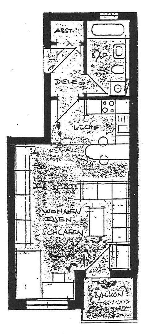 Prodej bytu 1+1 44 m², Philosophenweg 10, Kassel, Hessen Prodej bytu 1+1 44 m², Philosophenweg 10, Kassel, Hessen