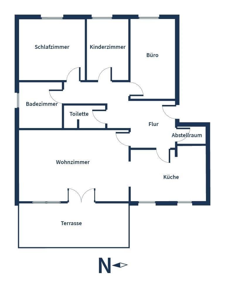 Pronájem bytu 4+1 106 m², Pliening, Bavorsko Pronájem bytu 4+1 106 m², Pliening, Bavorsko