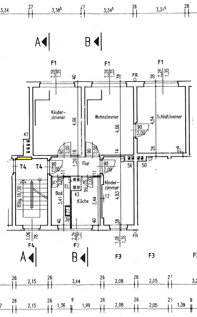 Pronájem bytu 4+1 74 m², Sternstrasse 5a, Burg, Sasko-Anhaltsko Pronájem bytu 4+1 74 m², Sternstrasse 5a, Burg, Sasko-Anhaltsko