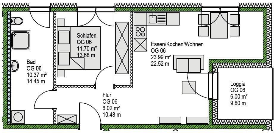 Prodej bytu 2+1 58 m², Stauffenbergstraße 2, Berg b.Neumarkt i.d.OPf., Bavorsko Prodej bytu 2+1 58 m², Stauffenbergstraße 2, Berg b.Neumarkt i.d.OPf., Bavorsko