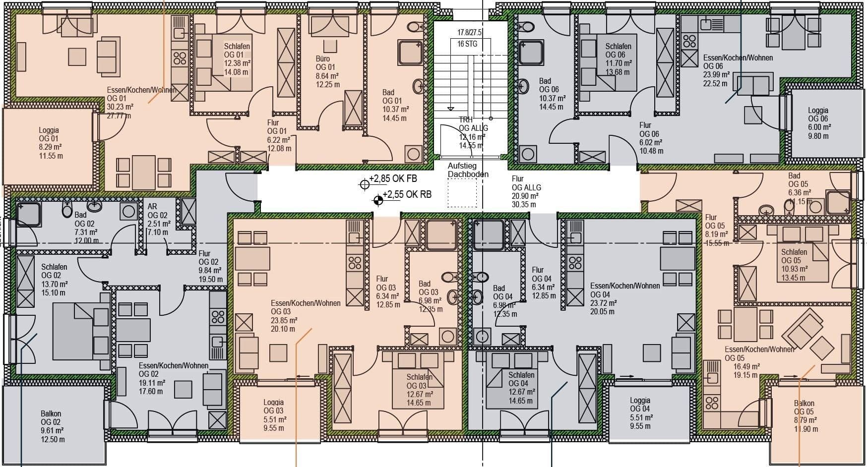 Prodej bytu 2+1 46 m², Stauffenbergstraße 2, Berg b.Neumarkt i.d.OPf., Bavorsko Prodej bytu 2+1 46 m², Stauffenbergstraße 2, Berg b.Neumarkt i.d.OPf., Bavorsko