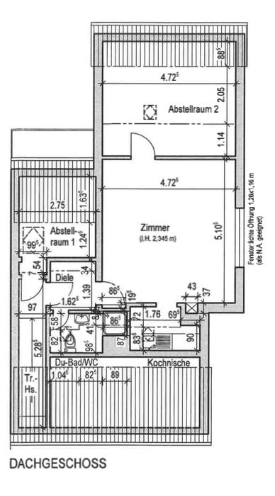 Pronájem bytu 1+kk 44 m², Leverkusen, Severní Porýní-Vestfálsko Pronájem bytu 1+kk 44 m², Leverkusen, Severní Porýní-Vestfálsko
