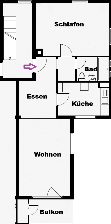 Pronájem bytu 2+1 69 m², Tulpenstraße 15, Sindelfingen, Bádensko-Württembersko Pronájem bytu 2+1 69 m², Tulpenstraße 15, Sindelfingen, Bádensko-Württembersko