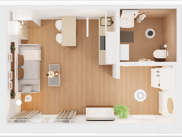 Pronájem bytu 1+1 27 m², Metzingen, Bádensko-Württembersko Pronájem bytu 1+1 27 m², Metzingen, Bádensko-Württembersko