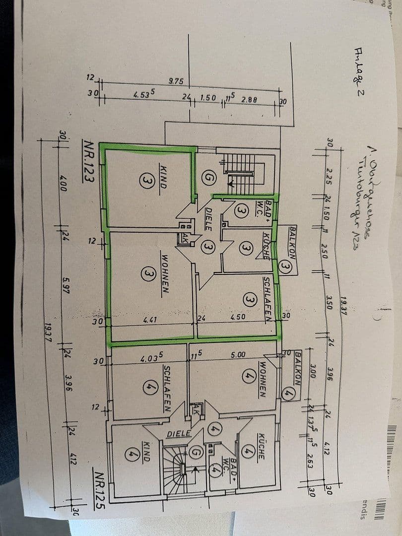 Pronájem bytu 3+1 76 m², Teutoburgerstr. 123, Oberhausen, Severní Porýní-Vestfálsko Pronájem bytu 3+1 76 m², Teutoburgerstr. 123, Oberhausen, Severní Porýní-Vestfálsko