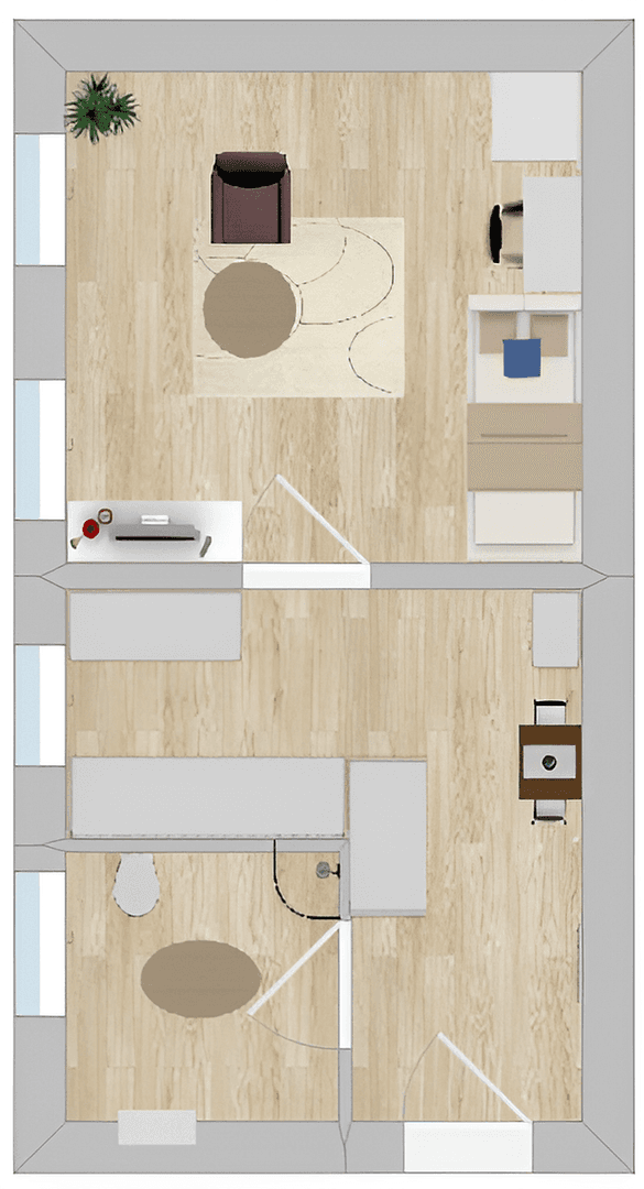 Pronájem bytu 1+kk 31 m², Kapellenstraße 43, Cáchy, Severní Porýní-Vestfálsko Pronájem bytu 1+kk 31 m², Kapellenstraße 43, Cáchy, Severní Porýní-Vestfálsko