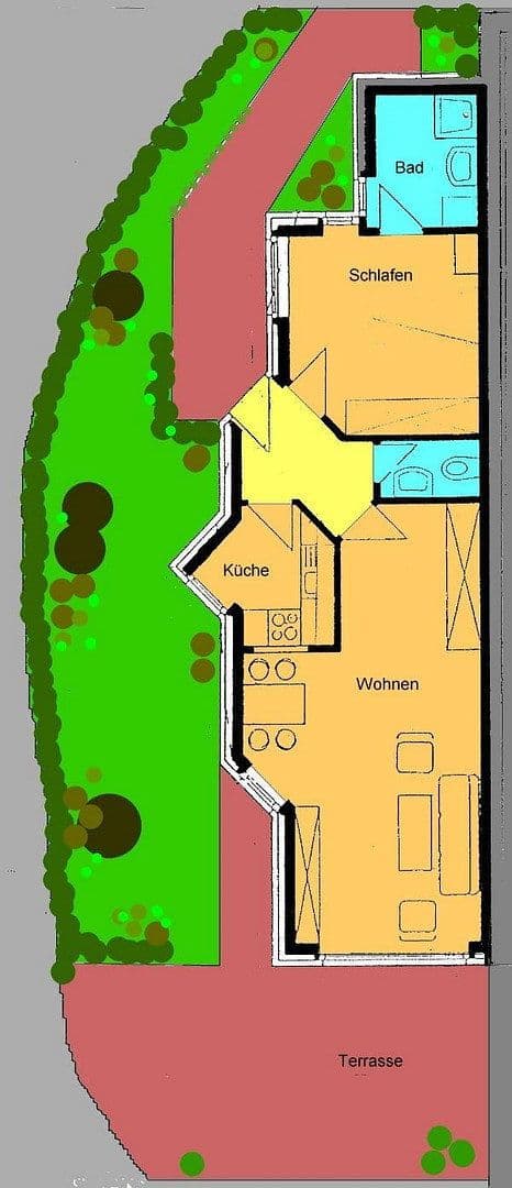 Pronájem bytu 2+1 55 m², Papenbusch 50 A, Münster, Severní Porýní-Vestfálsko Pronájem bytu 2+1 55 m², Papenbusch 50 A, Münster, Severní Porýní-Vestfálsko