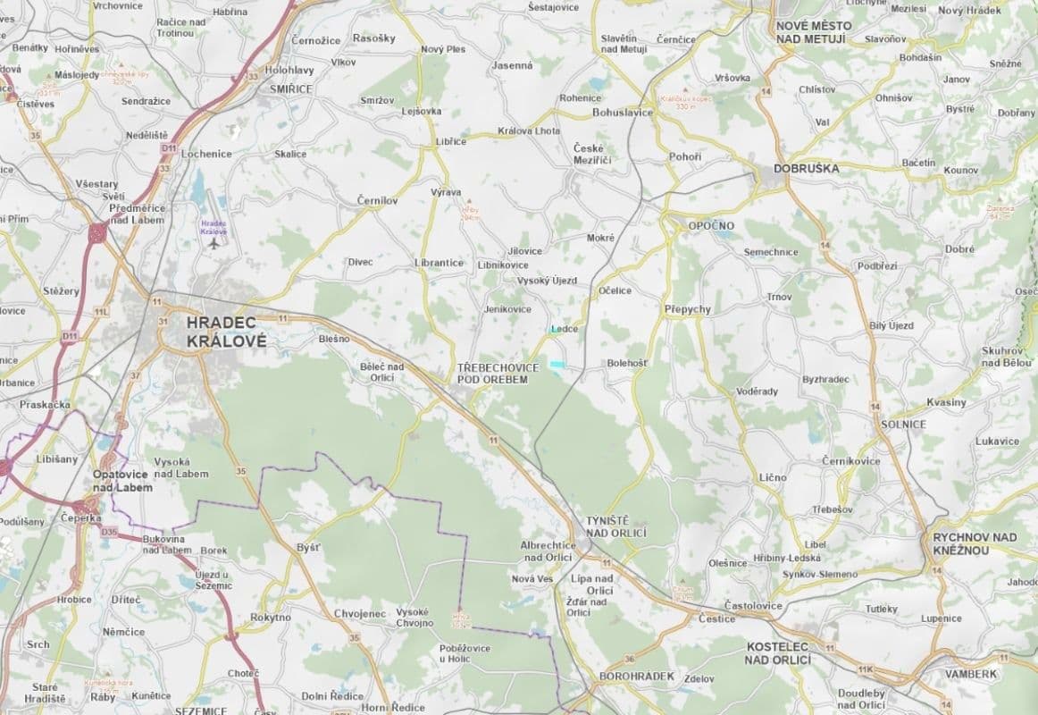 Prodej pozemku 159.716 m², Ledce, Královéhradecký kraj Prodej pozemku 159.716 m², Ledce, Královéhradecký kraj