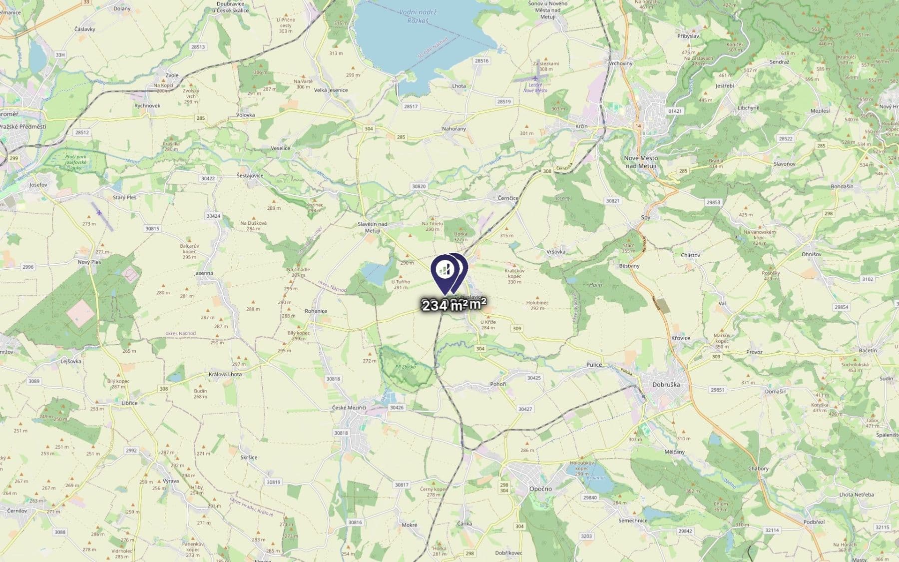 Prodej pozemku 21.216 m², Bohuslavice, Královéhradecký kraj Prodej pozemku 21.216 m², Bohuslavice, Královéhradecký kraj