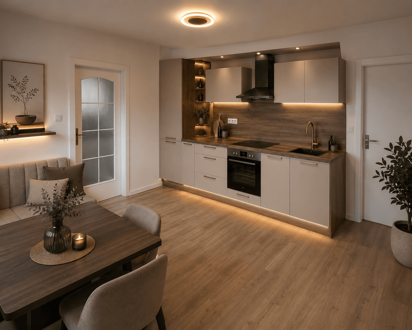 Pronájem bytu 2+kk 50 m², Ořech, Středočeský kraj Pronájem bytu 2+kk 50 m², Ořech, Středočeský kraj