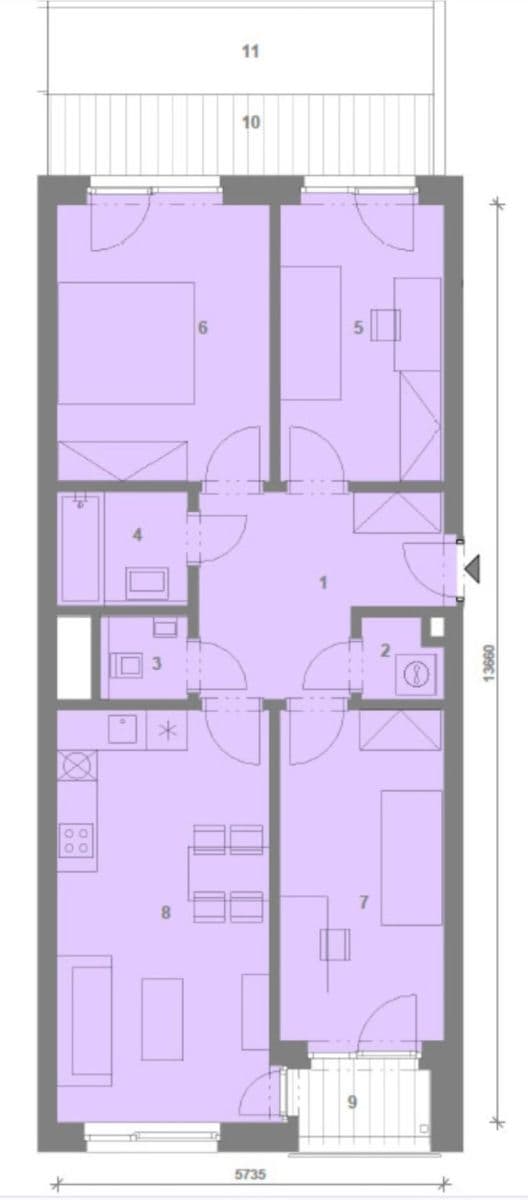 Prodej bytu 4+kk 76 m², Ke Kříži, Praha, Praha Prodej bytu 4+kk 76 m², Ke Kříži, Praha, Praha