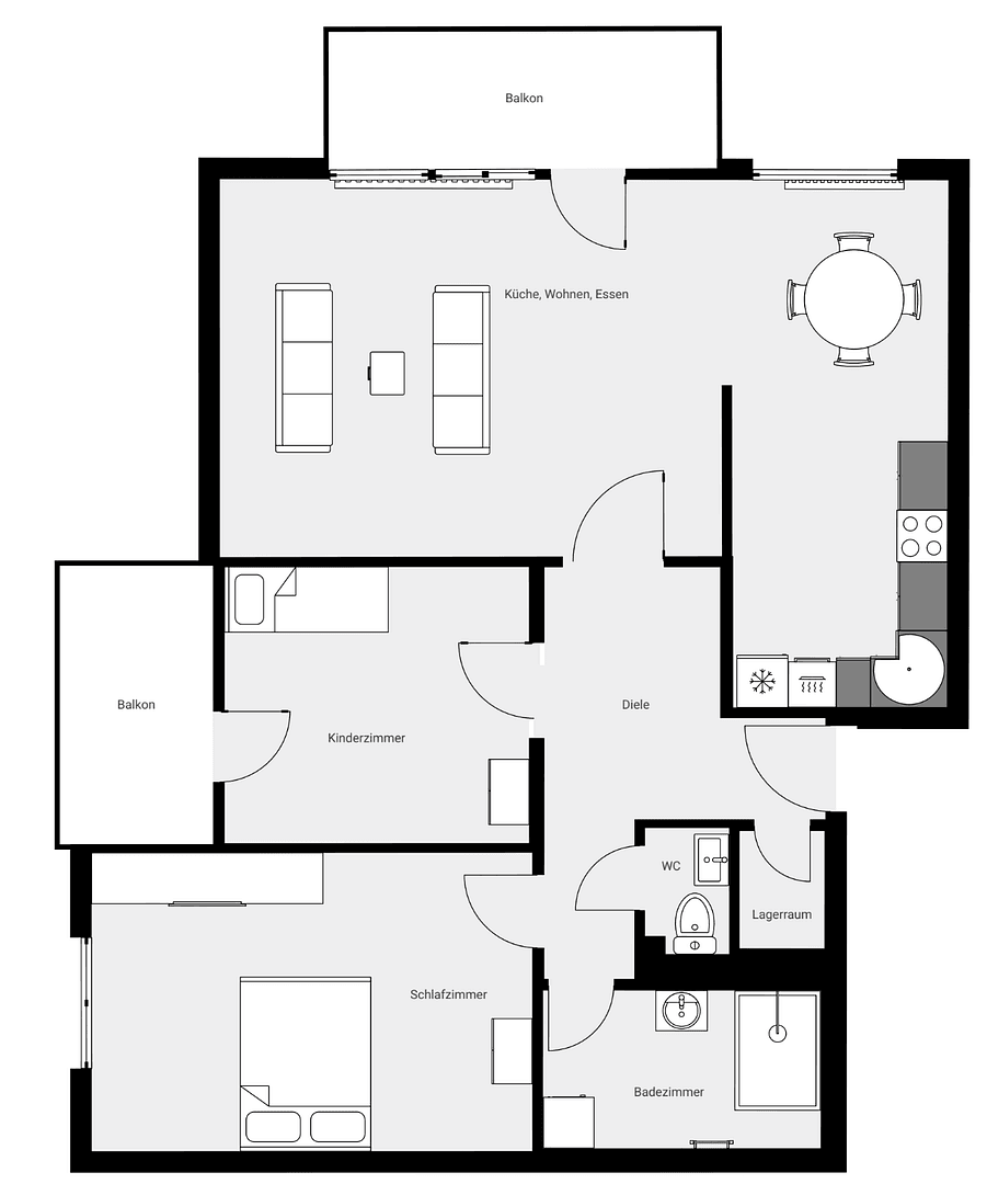 Prodej bytu 3+1 96 m², Würzburg, Bavorsko Prodej bytu 3+1 96 m², Würzburg, Bavorsko