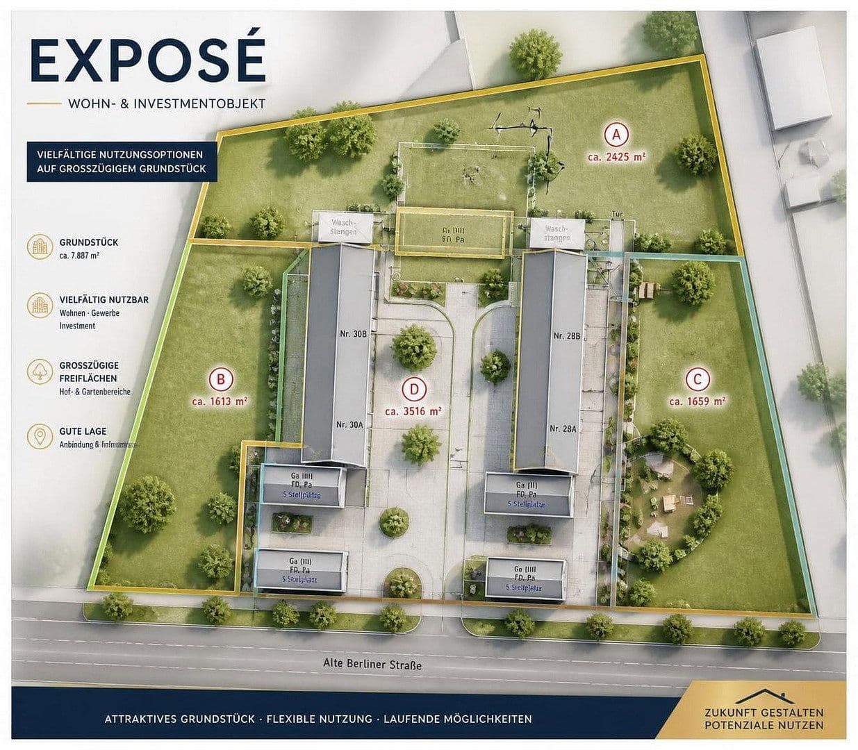 Prodej pozemku 5.697 m², Hoppegarten, Braniborsko Prodej pozemku 5.697 m², Hoppegarten, Braniborsko