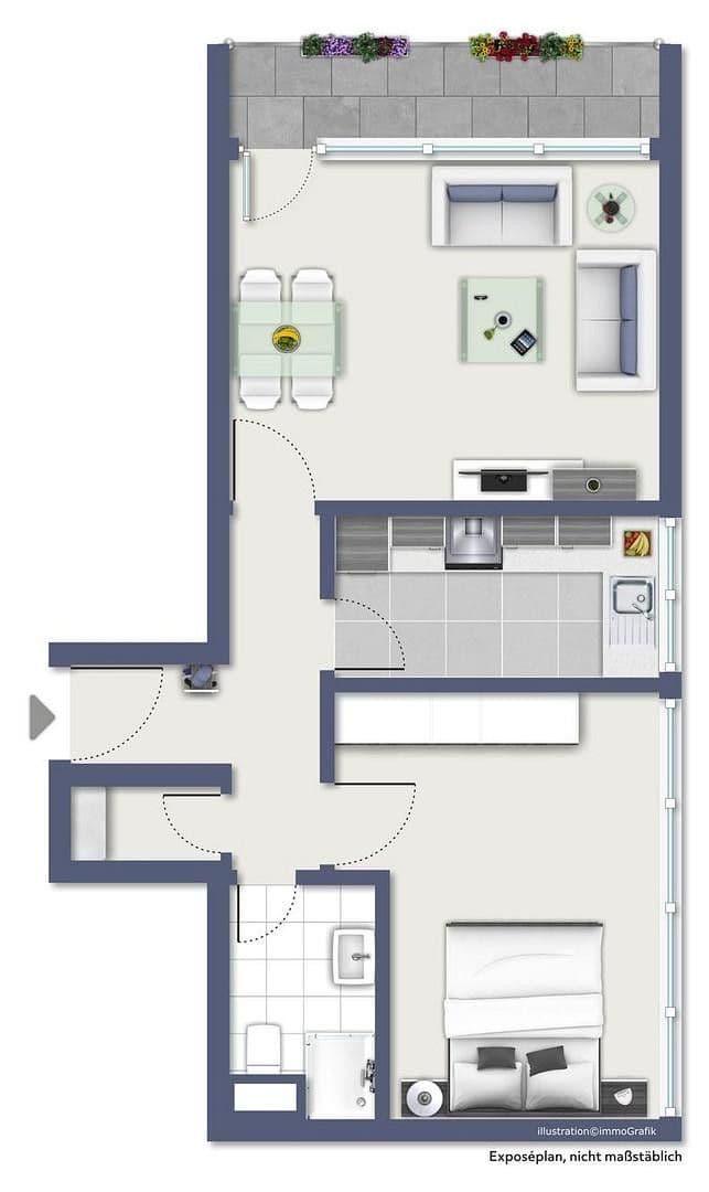 Pronájem bytu 2+1 58 m², Bansastraße 5b, Neu-Isenburg, Hessen Pronájem bytu 2+1 58 m², Bansastraße 5b, Neu-Isenburg, Hessen