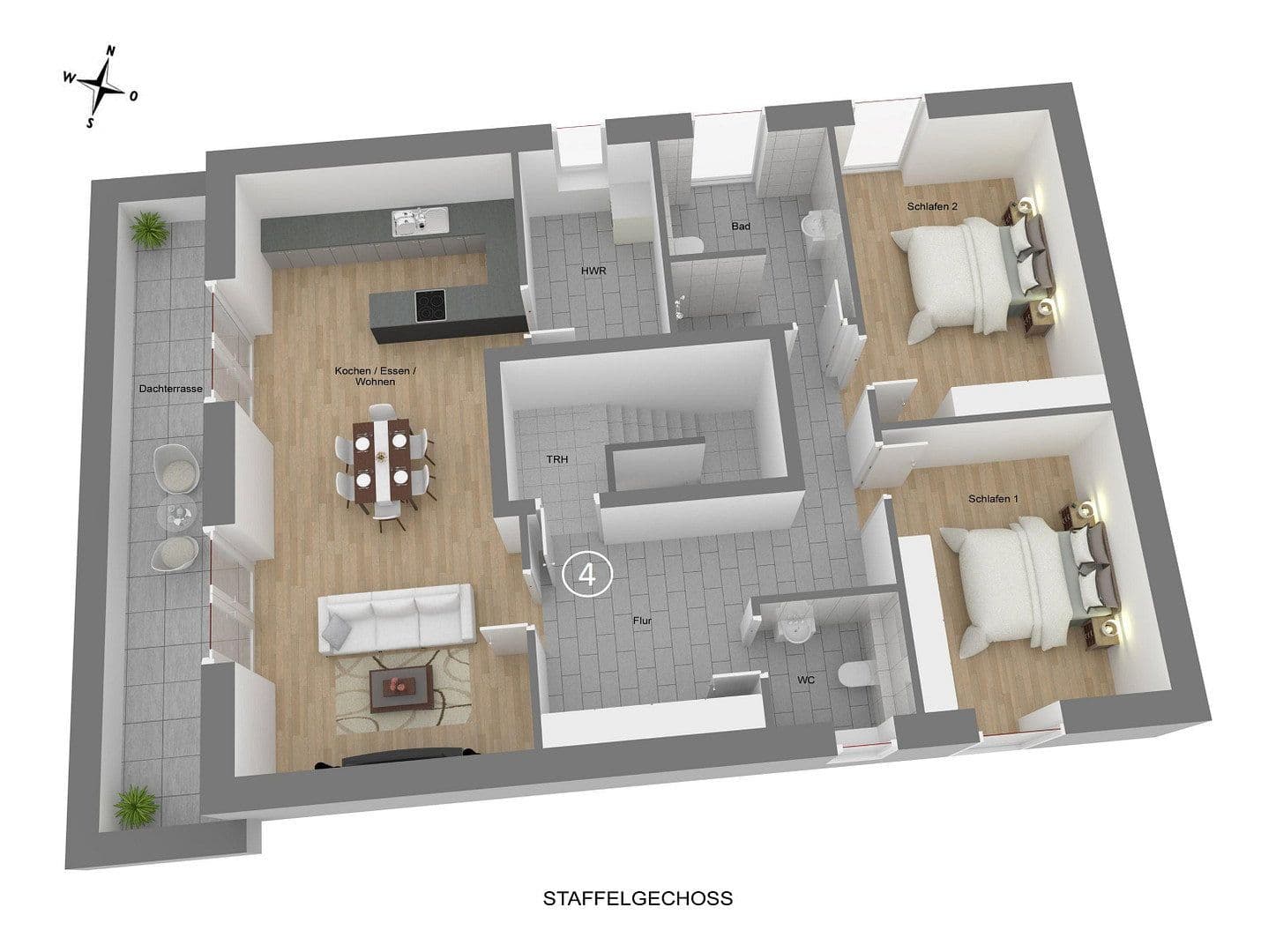 Prodej bytu 3+1 83 m², Lingen (Ems), Dolní Sasko Prodej bytu 3+1 83 m², Lingen (Ems), Dolní Sasko