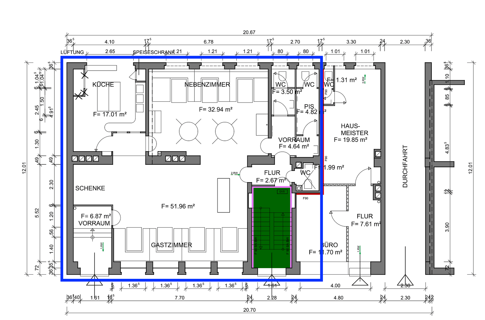 Pronájem nebytového prostoru 200 m², Gibitzenhofstraße 82, Nürnberg, Bavorsko Pronájem nebytového prostoru 200 m², Gibitzenhofstraße 82, Nürnberg, Bavorsko