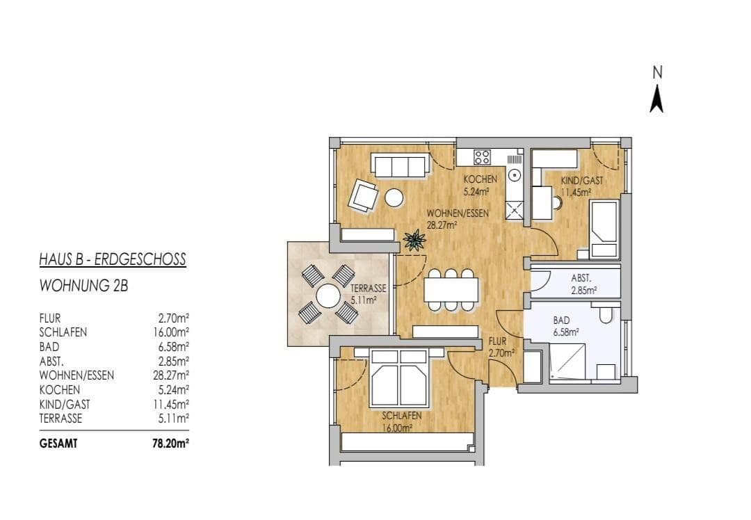 Prodej bytu 3+1 79 m², Beimerstetten, Bádensko-Württembersko Prodej bytu 3+1 79 m², Beimerstetten, Bádensko-Württembersko