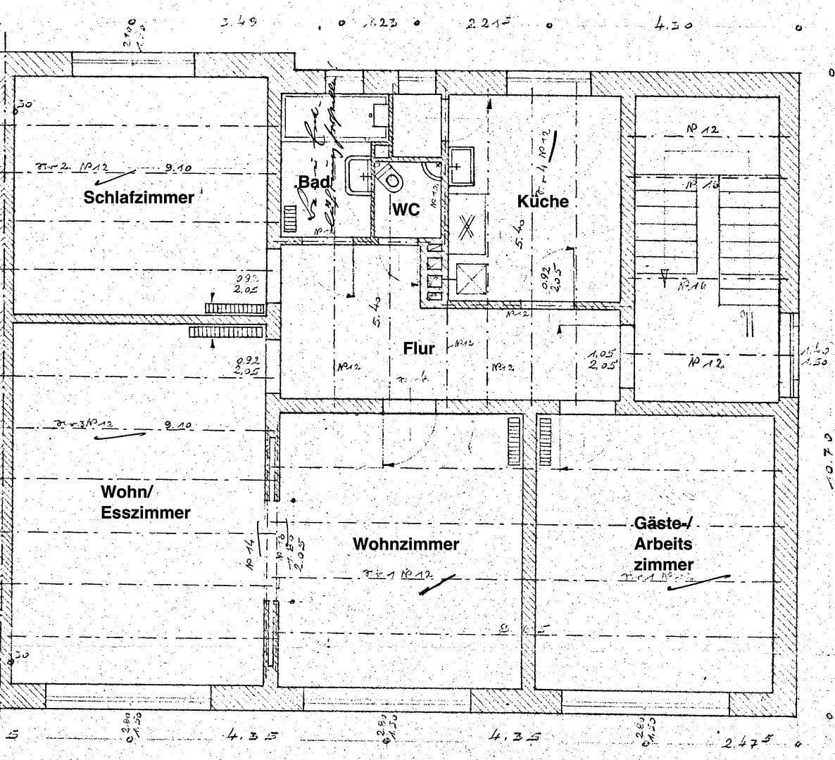 Pronájem bytu 4+1 104 m², Mürwiker Strasse 192, Flensburg, Šlesvicko-Holštýnsko Pronájem bytu 4+1 104 m², Mürwiker Strasse 192, Flensburg, Šlesvicko-Holštýnsko