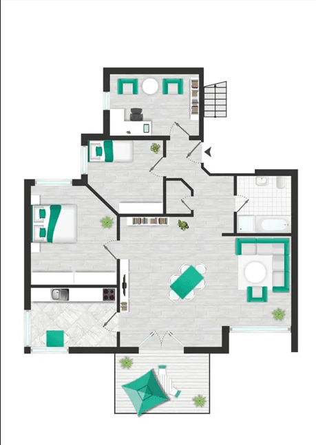 Prodej bytu 4+1 103 m², Paul-Ehrlich-Straße 14, Bad Camberg, Hessen Prodej bytu 4+1 103 m², Paul-Ehrlich-Straße 14, Bad Camberg, Hessen