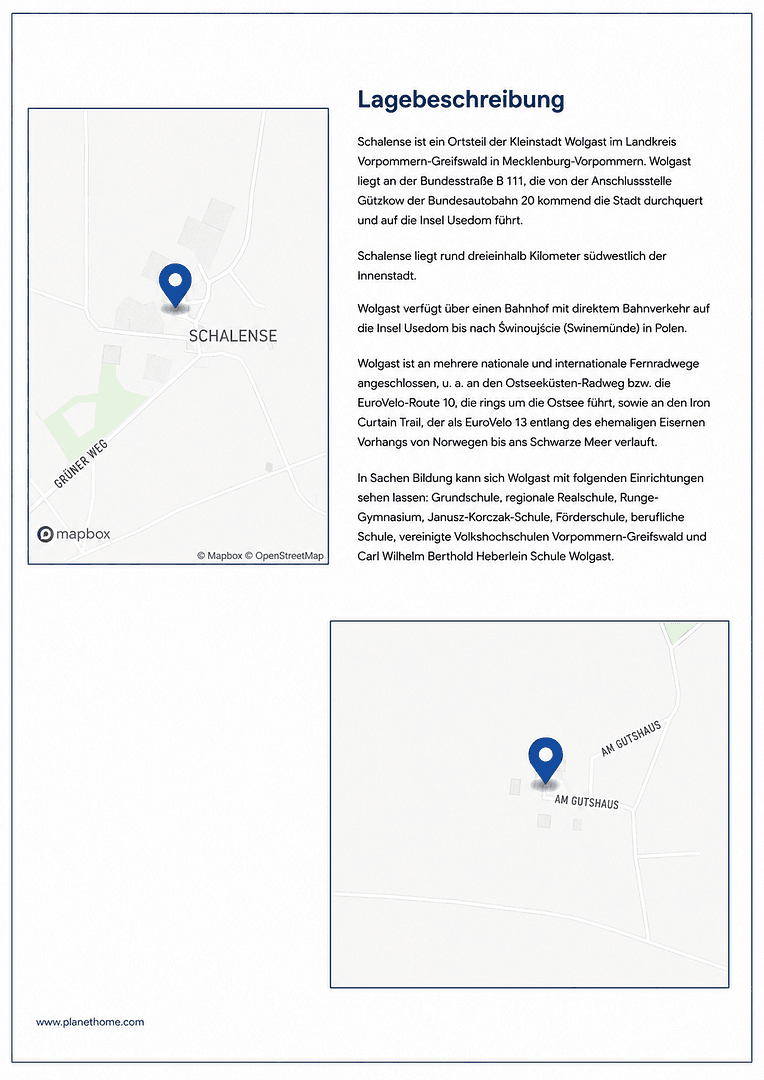 Prodej domu 552 m², pozemek 22.625 m², Volhošť, Mecklenburg-Vorpommern Prodej domu 552 m², pozemek 22.625 m², Volhošť, Mecklenburg-Vorpommern