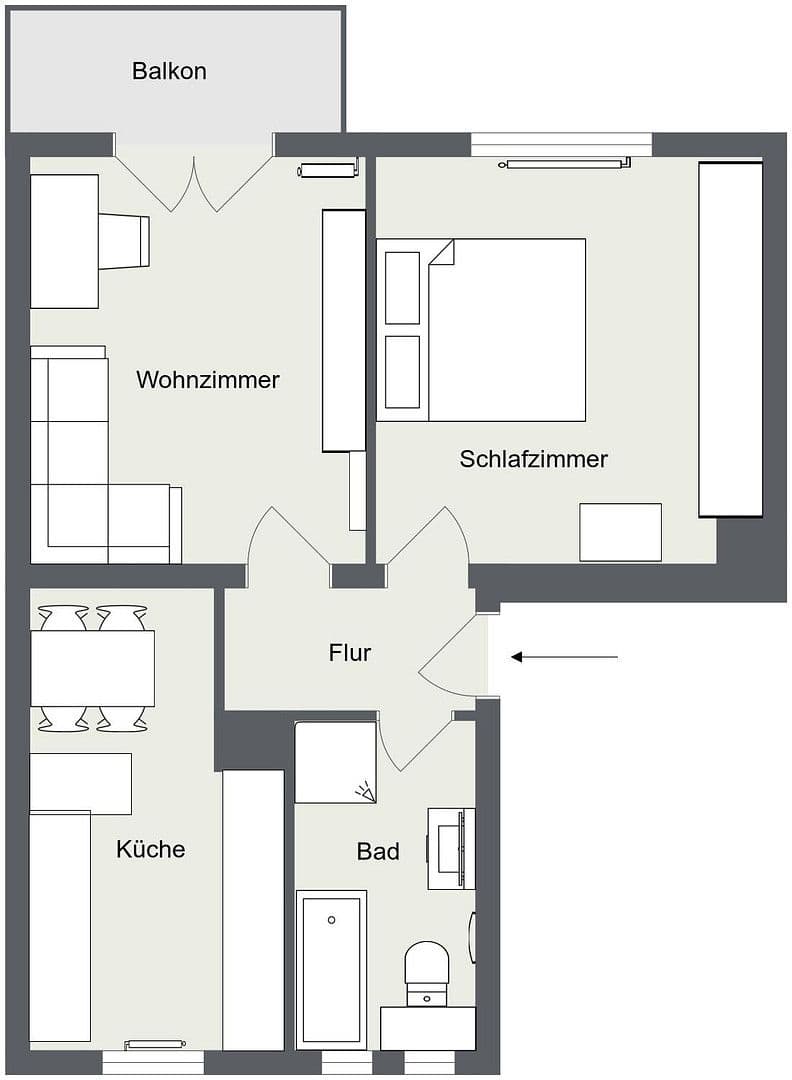 Prodej bytu 2+1 50 m², Stuttgart, Bádensko-Württembersko Prodej bytu 2+1 50 m², Stuttgart, Bádensko-Württembersko