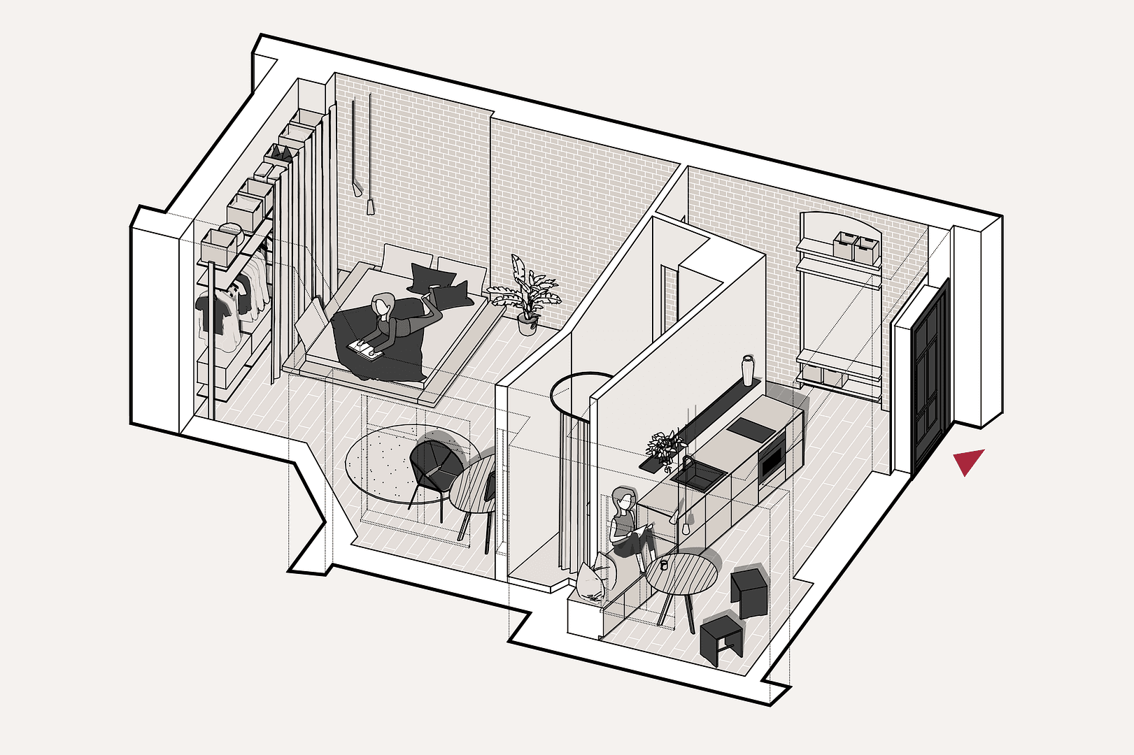 Prodej bytu 1+1 43 m², Berlin, Berlín Prodej bytu 1+1 43 m², Berlin, Berlín
