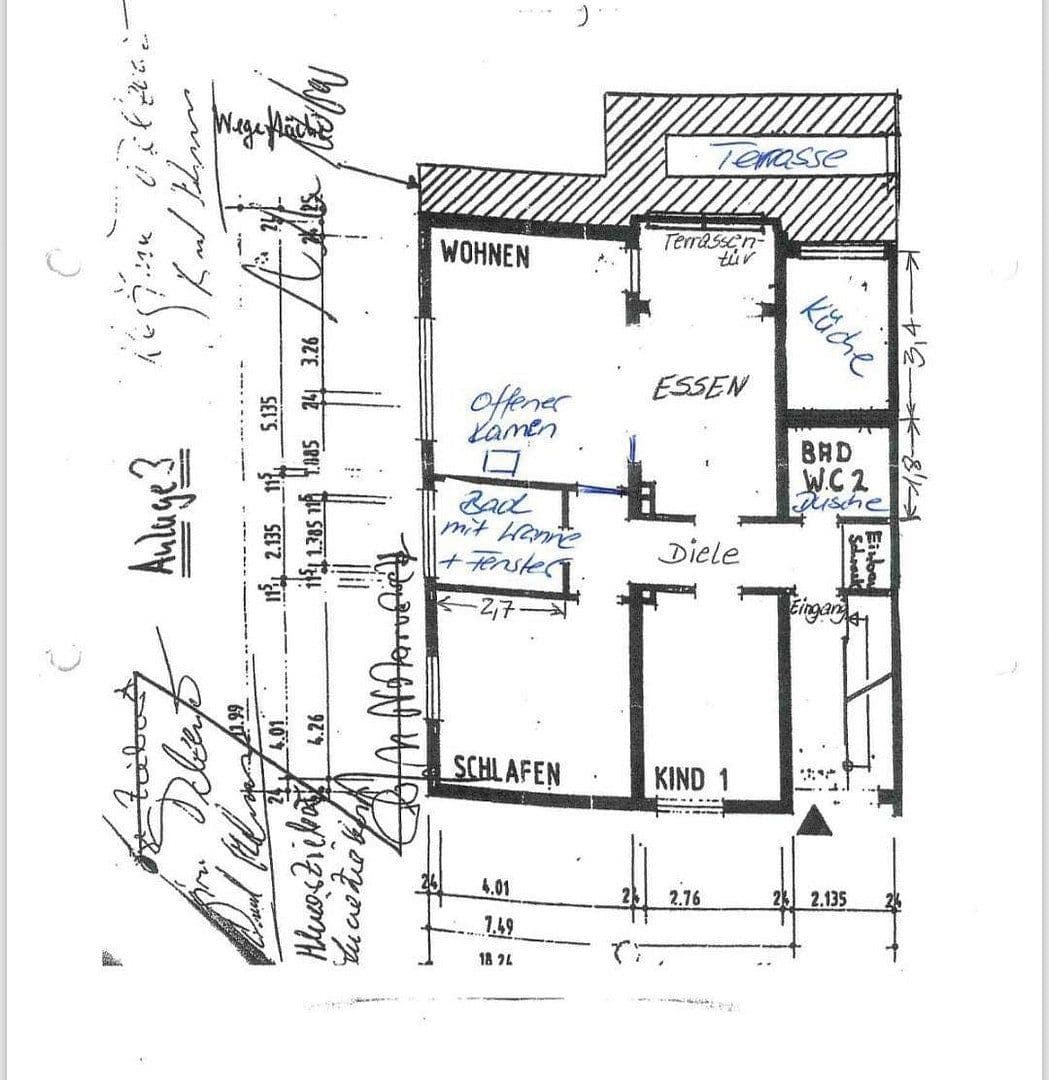 Prodej bytu 3+1 90 m², Hilden, Severní Porýní-Vestfálsko Prodej bytu 3+1 90 m², Hilden, Severní Porýní-Vestfálsko