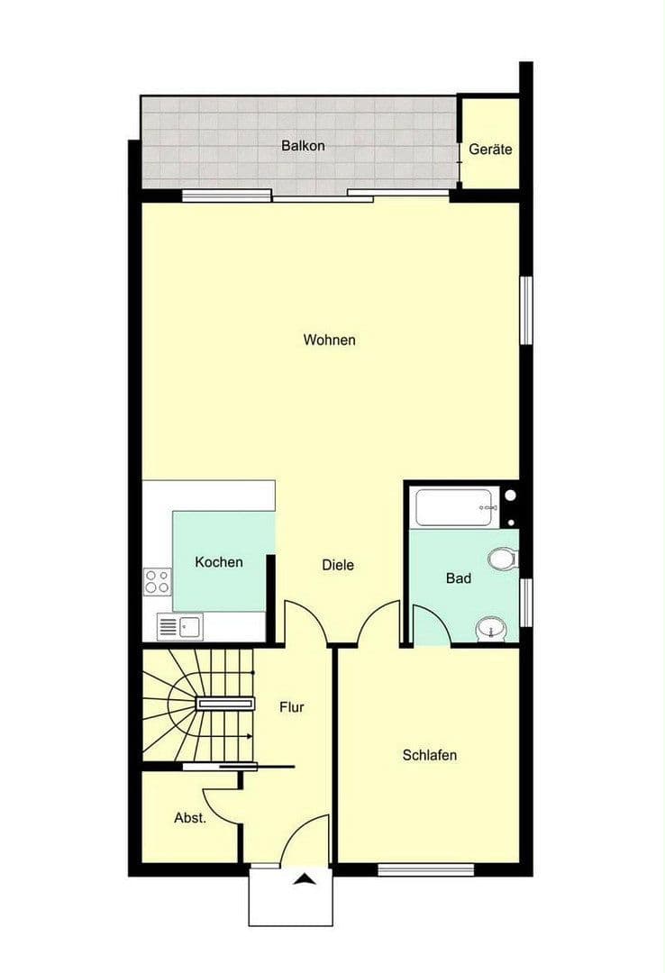 Pronájem bytu 2+1 78 m², Bergstraße 7h, Heikendorf, Šlesvicko-Holštýnsko Pronájem bytu 2+1 78 m², Bergstraße 7h, Heikendorf, Šlesvicko-Holštýnsko