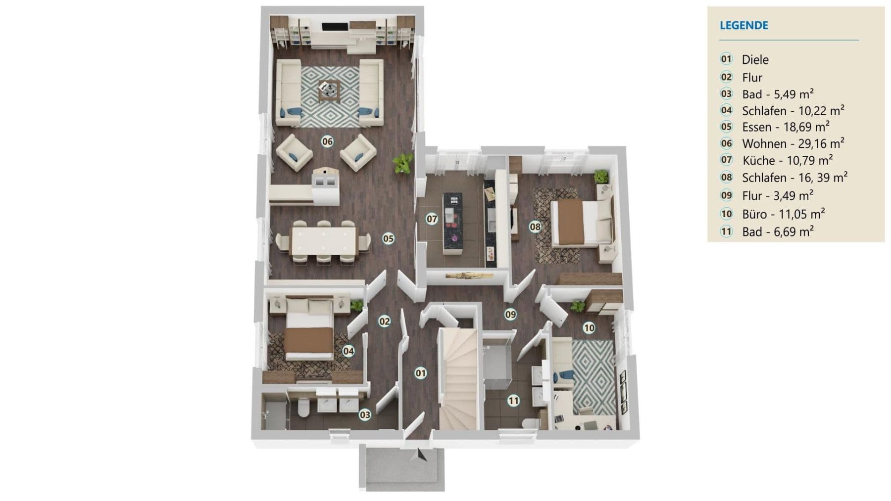 Pronájem bytu 5+1 140 m², Kösliner Ring 37, Eckernförde, Šlesvicko-Holštýnsko Pronájem bytu 5+1 140 m², Kösliner Ring 37, Eckernförde, Šlesvicko-Holštýnsko