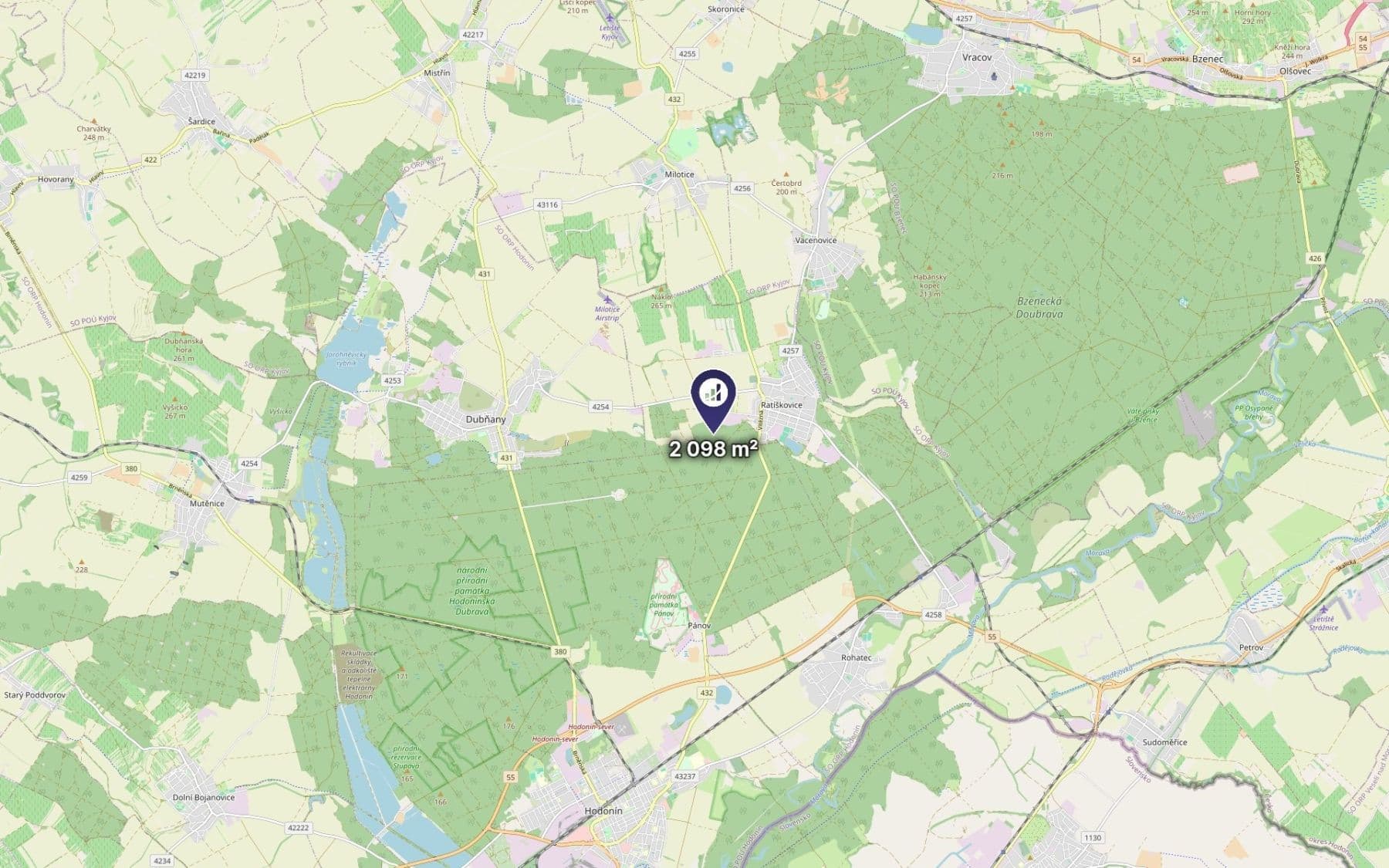 Prodej pozemku 2.098 m², Ratíškovice, Jihomoravský kraj Prodej pozemku 2.098 m², Ratíškovice, Jihomoravský kraj