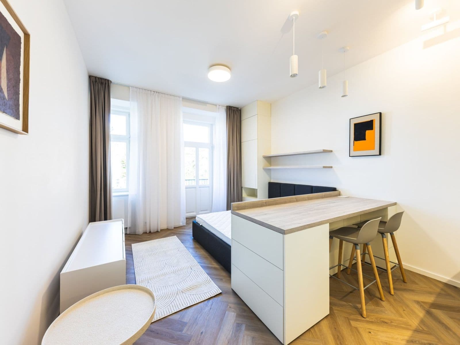 Pronájem bytu 1+kk 29 m², Sázavská, Praha, Praha Pronájem bytu 1+kk 29 m², Sázavská, Praha, Praha