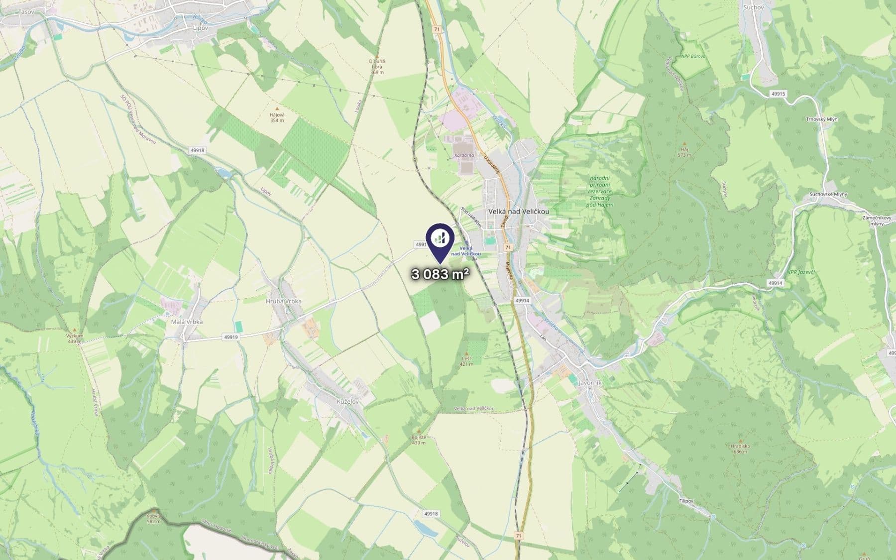 Prodej pozemku 3.083 m², Velká nad Veličkou, Jihomoravský kraj Prodej pozemku 3.083 m², Velká nad Veličkou, Jihomoravský kraj