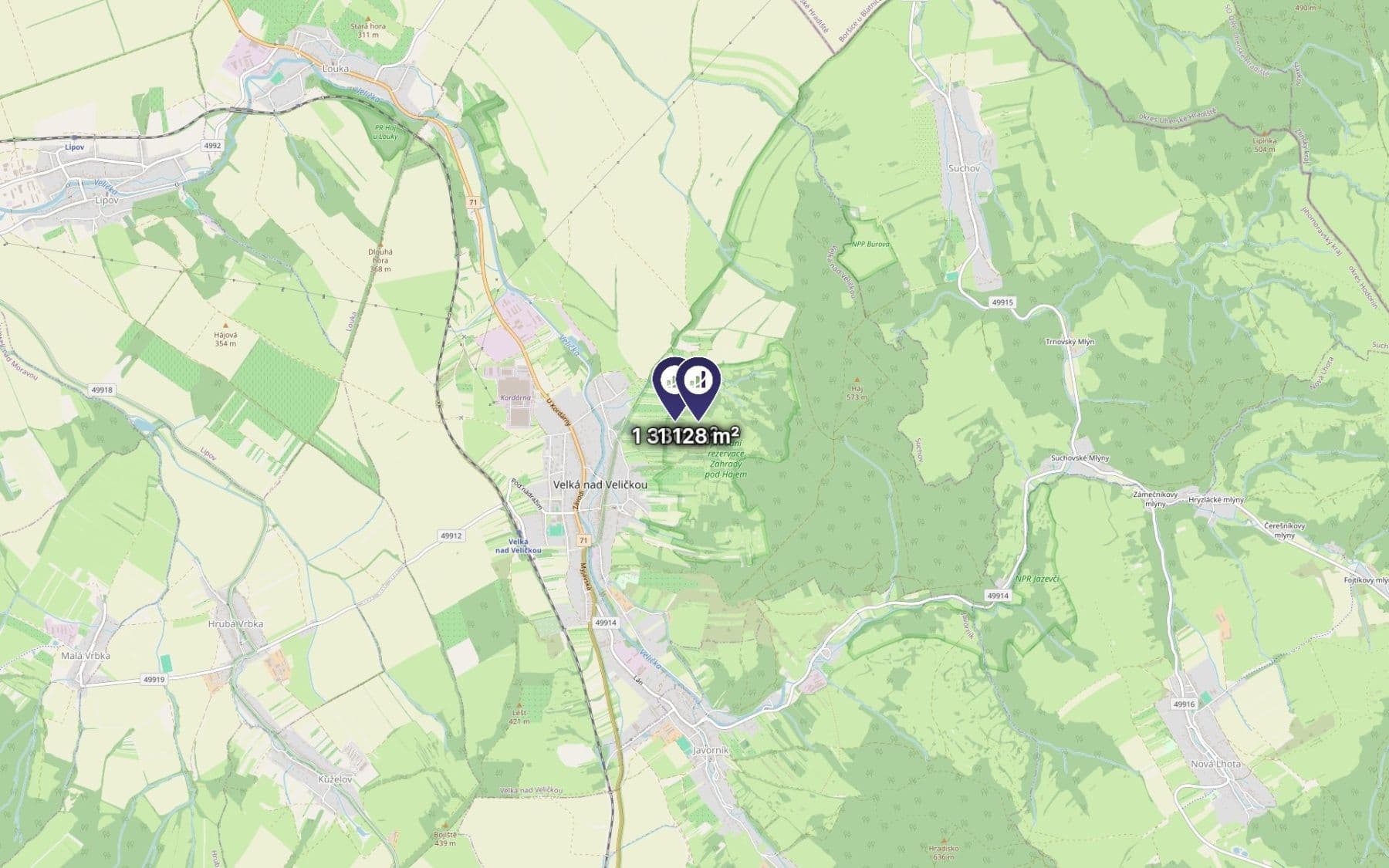 Prodej pozemku 2.458 m², Velká nad Veličkou, Jihomoravský kraj Prodej pozemku 2.458 m², Velká nad Veličkou, Jihomoravský kraj