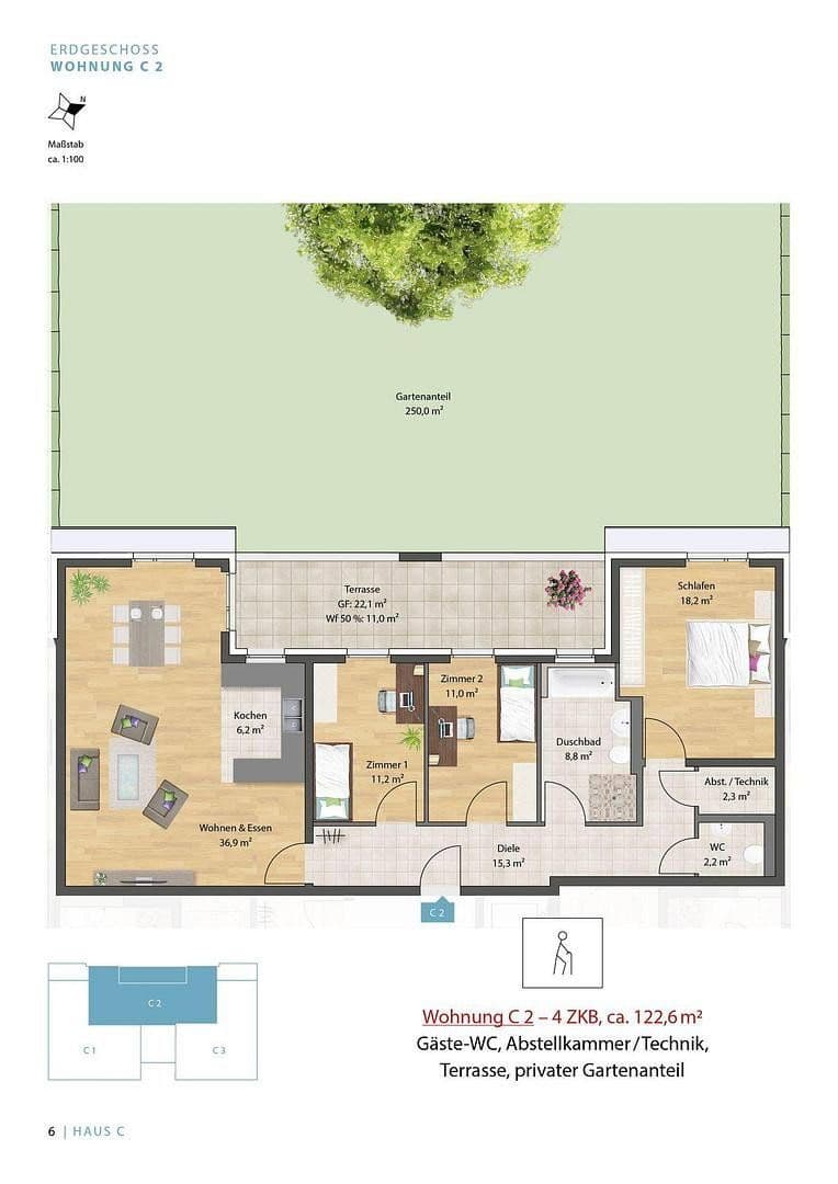 Prodej bytu 4+1 122 m², Ludwigshafen, Porýní-Falc Prodej bytu 4+1 122 m², Ludwigshafen, Porýní-Falc