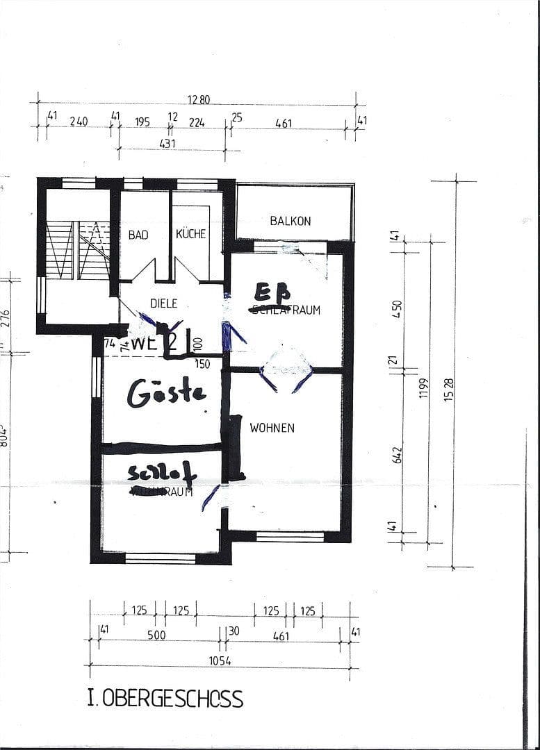 Prodej bytu 4+1 122 m², Otto-Hue-Str. 23, Marl, Severní Porýní-Vestfálsko Prodej bytu 4+1 122 m², Otto-Hue-Str. 23, Marl, Severní Porýní-Vestfálsko