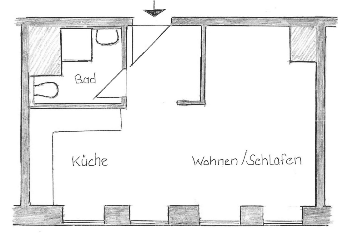 Pronájem bytu 1+1 34 m², Adolph-Menzel-Straße, Leipzig, Sasko Pronájem bytu 1+1 34 m², Adolph-Menzel-Straße, Leipzig, Sasko