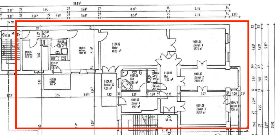 Prodej bytu 7+1 214 m², Berlin, Berlín Prodej bytu 7+1 214 m², Berlin, Berlín