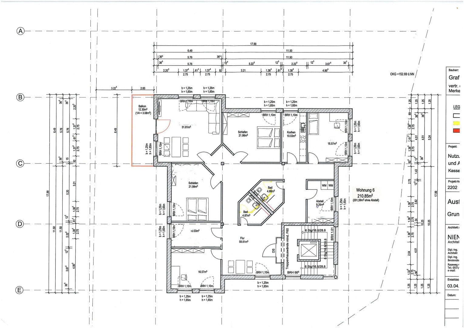 Pronájem bytu 6+1 208 m², Göttingen, Dolní Sasko Pronájem bytu 6+1 208 m², Göttingen, Dolní Sasko