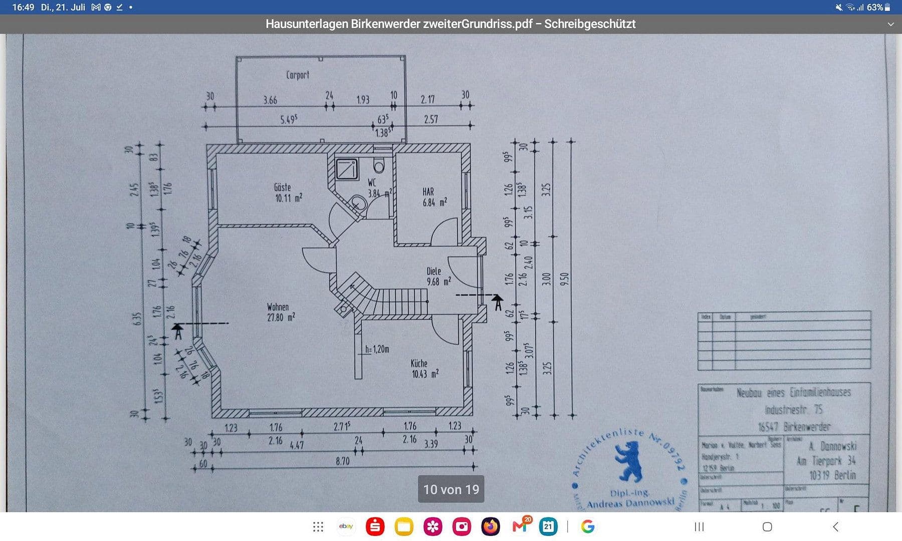 Prodej domu 149 m², pozemek 368 m², Birkenwerder, Braniborsko Prodej domu 149 m², pozemek 368 m², Birkenwerder, Braniborsko