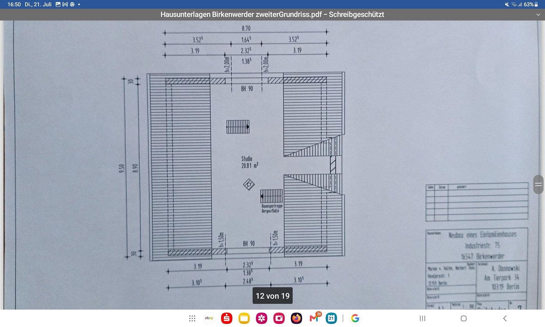 Prodej domu 149 m², pozemek 368 m², Birkenwerder, Braniborsko Prodej domu 149 m², pozemek 368 m², Birkenwerder, Braniborsko