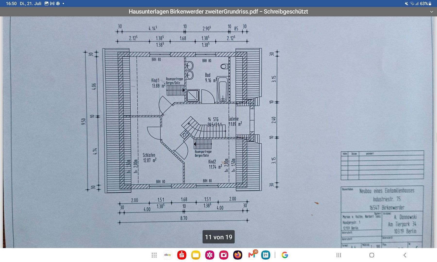 Prodej domu 149 m², pozemek 368 m², Birkenwerder, Braniborsko Prodej domu 149 m², pozemek 368 m², Birkenwerder, Braniborsko