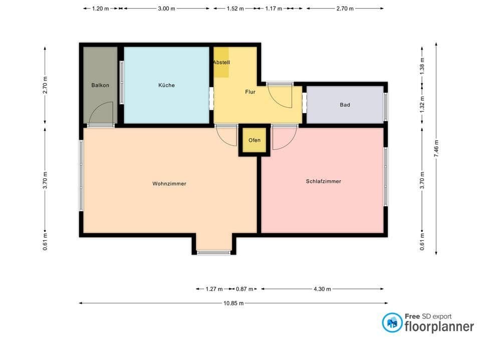 Pronájem bytu 2+1 58 m², Ahornweg X, Köln, Severní Porýní-Vestfálsko Pronájem bytu 2+1 58 m², Ahornweg X, Köln, Severní Porýní-Vestfálsko