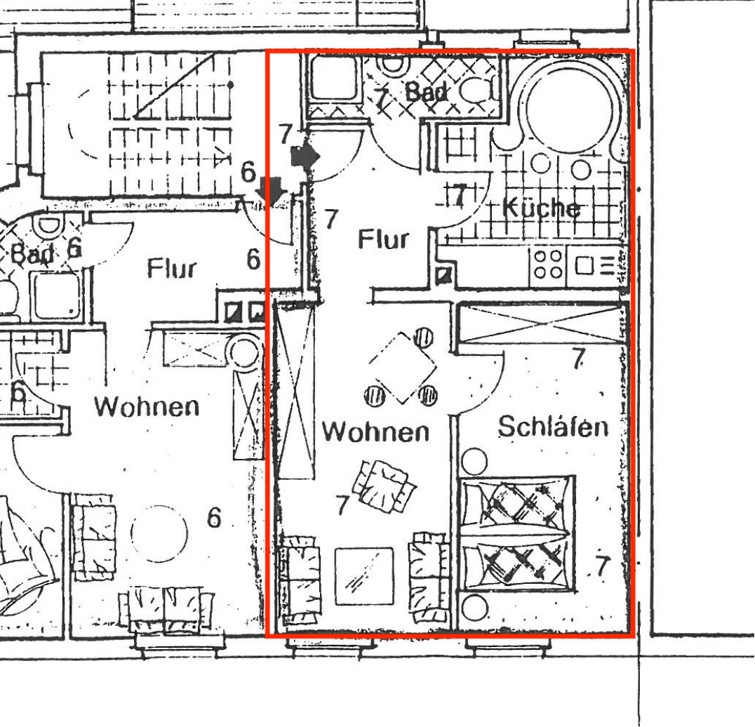 Prodej bytu 2+1 50 m², Fürth, Bavorsko Prodej bytu 2+1 50 m², Fürth, Bavorsko