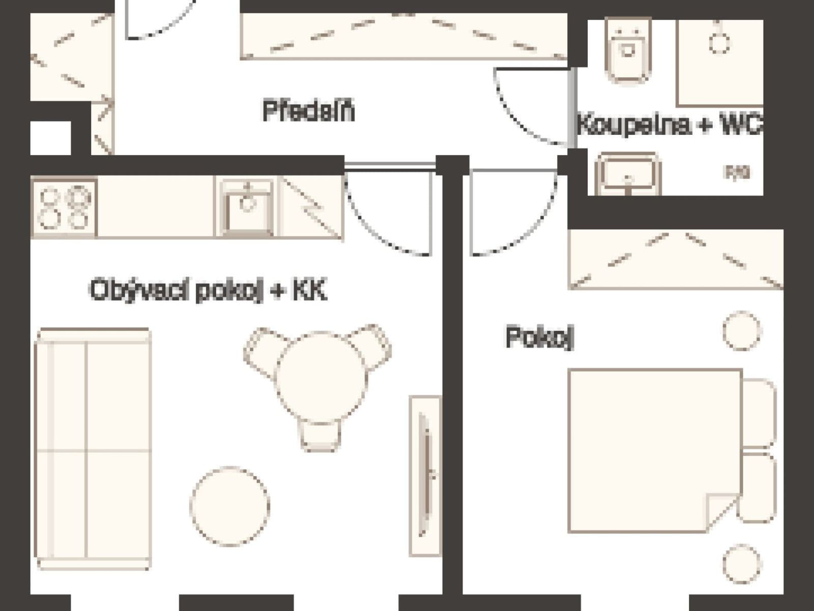 Pronájem bytu 2+kk 41 m², Sázavská, Praha, Praha Pronájem bytu 2+kk 41 m², Sázavská, Praha, Praha
