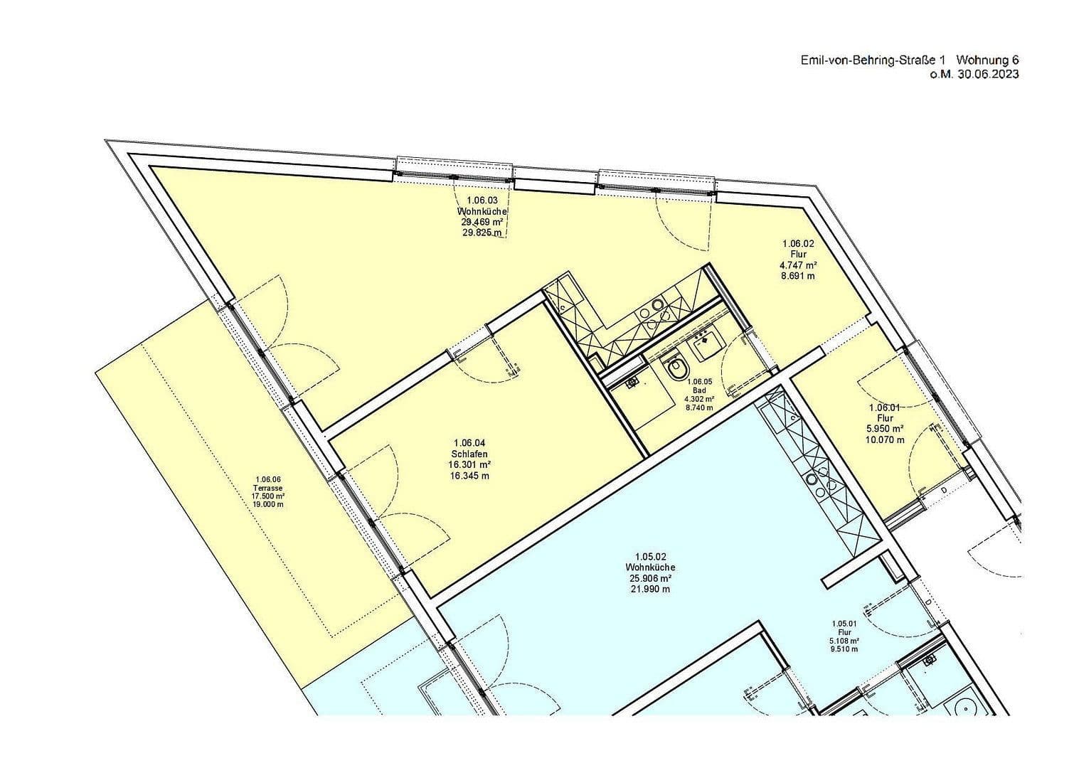 Pronájem bytu 2+1 70 m², Emil-von-Behring-Straße 1, Marburg, Hessen Pronájem bytu 2+1 70 m², Emil-von-Behring-Straße 1, Marburg, Hessen